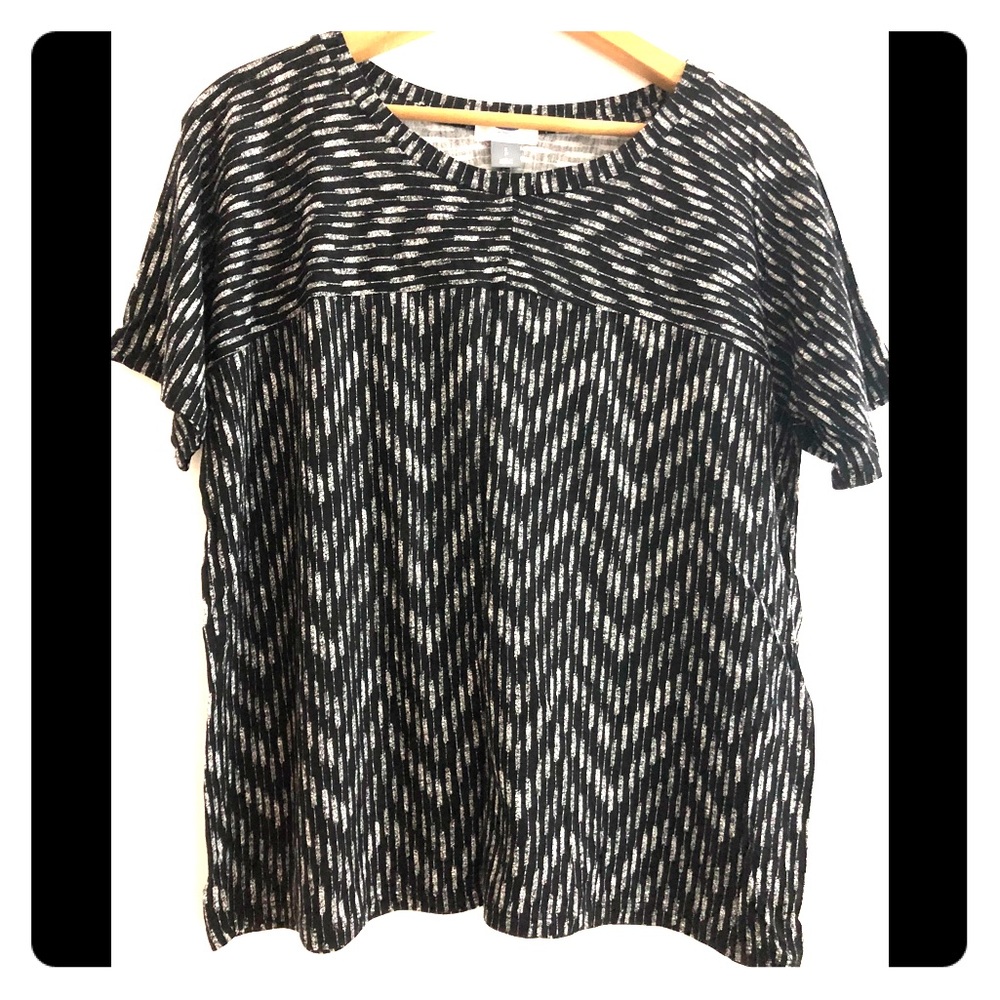 OverSize Black & White Tee